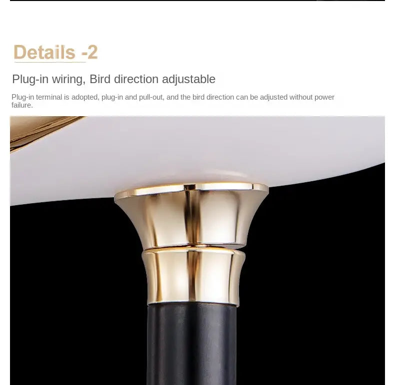 Elegant Bird LED Wall Light
