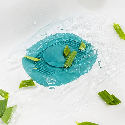 Sleek Silicone Shower Drain Cover & Hair Trap