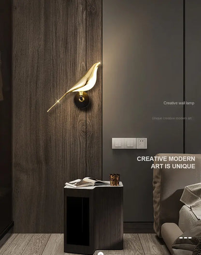 Elegant Bird LED Wall Light
