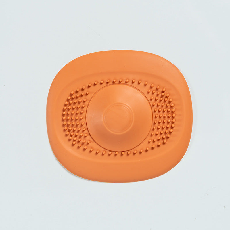Sleek Silicone Shower Drain Cover & Hair Trap