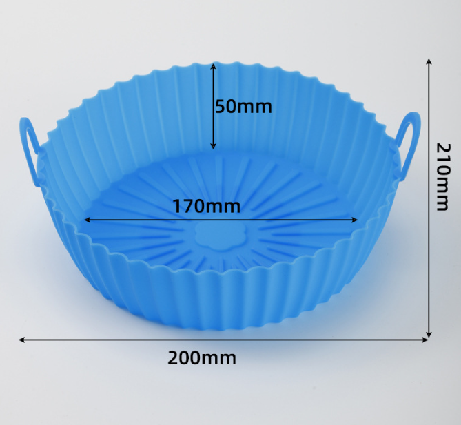 8.5-Inch Silicone Air Fryer Pot - Reusable Liner