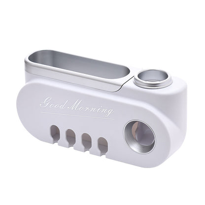Sleek Toothbrush Organizer & Paste Dispenser