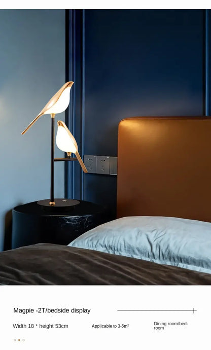 Elegant Bird LED Wall Light