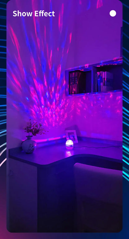 Compact Galaxy Star Projector Light