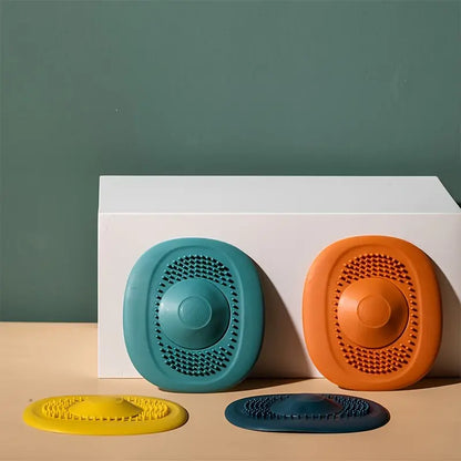 Sleek Silicone Shower Drain Cover & Hair Trap