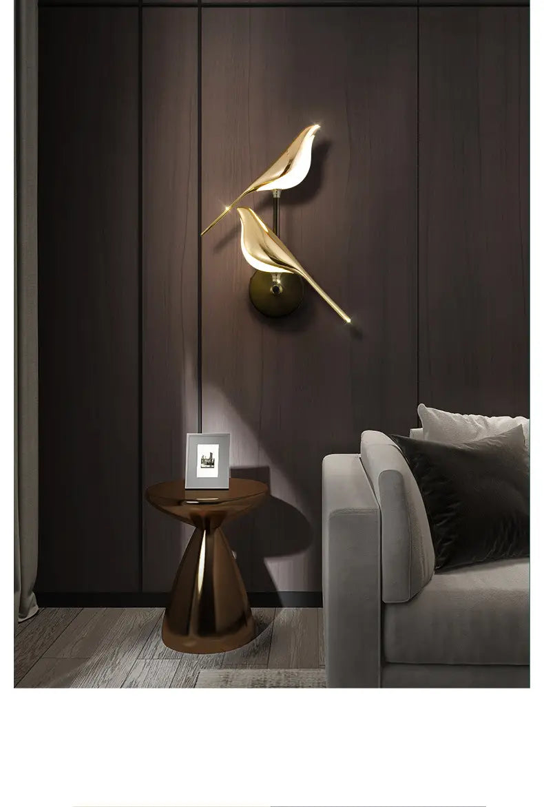Elegant Bird LED Wall Light