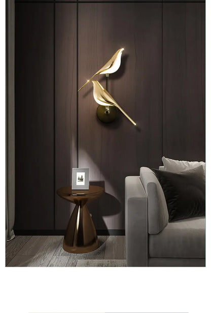 Elegant Bird LED Wall Light