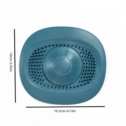 Sleek Silicone Shower Drain Cover & Hair Trap