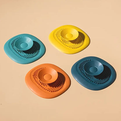 Sleek Silicone Shower Drain Cover & Hair Trap