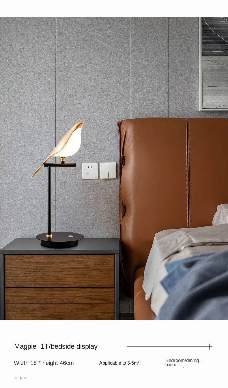 Elegant Bird LED Wall Light